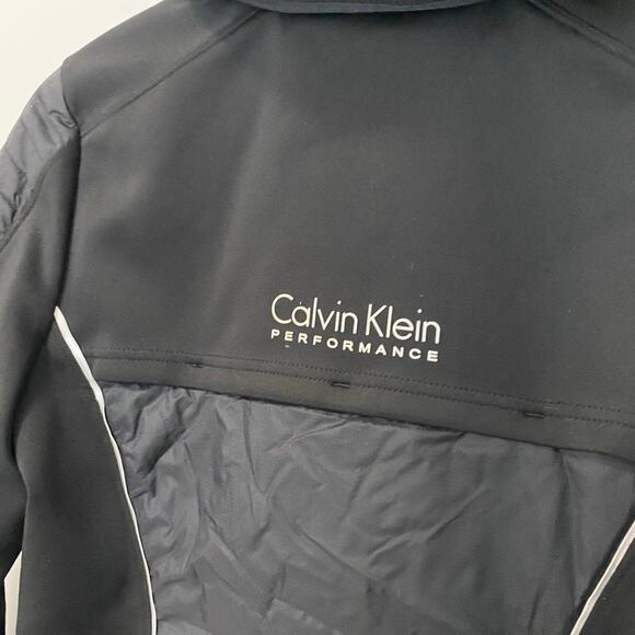 Calvin Klein Black Zip Puffer Hooded Zip Jacket Size Small - Picture 7 of 7